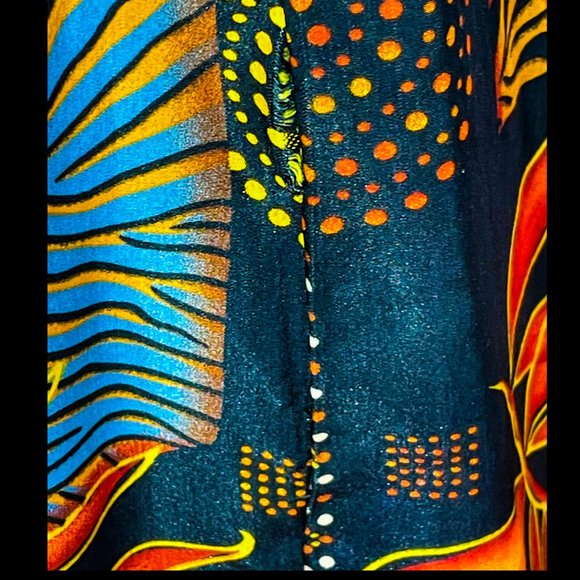 ⭐️HP⭐️VTG▪️SCARLETT▪️Boho Collage Bead Accented Open Back Sleeveless Maxi Dress - Picture 10 of 12